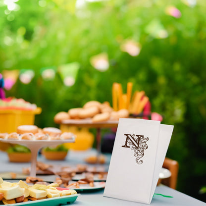 N Harfi Baskılı Peçeteler - AyDesign.com.tr