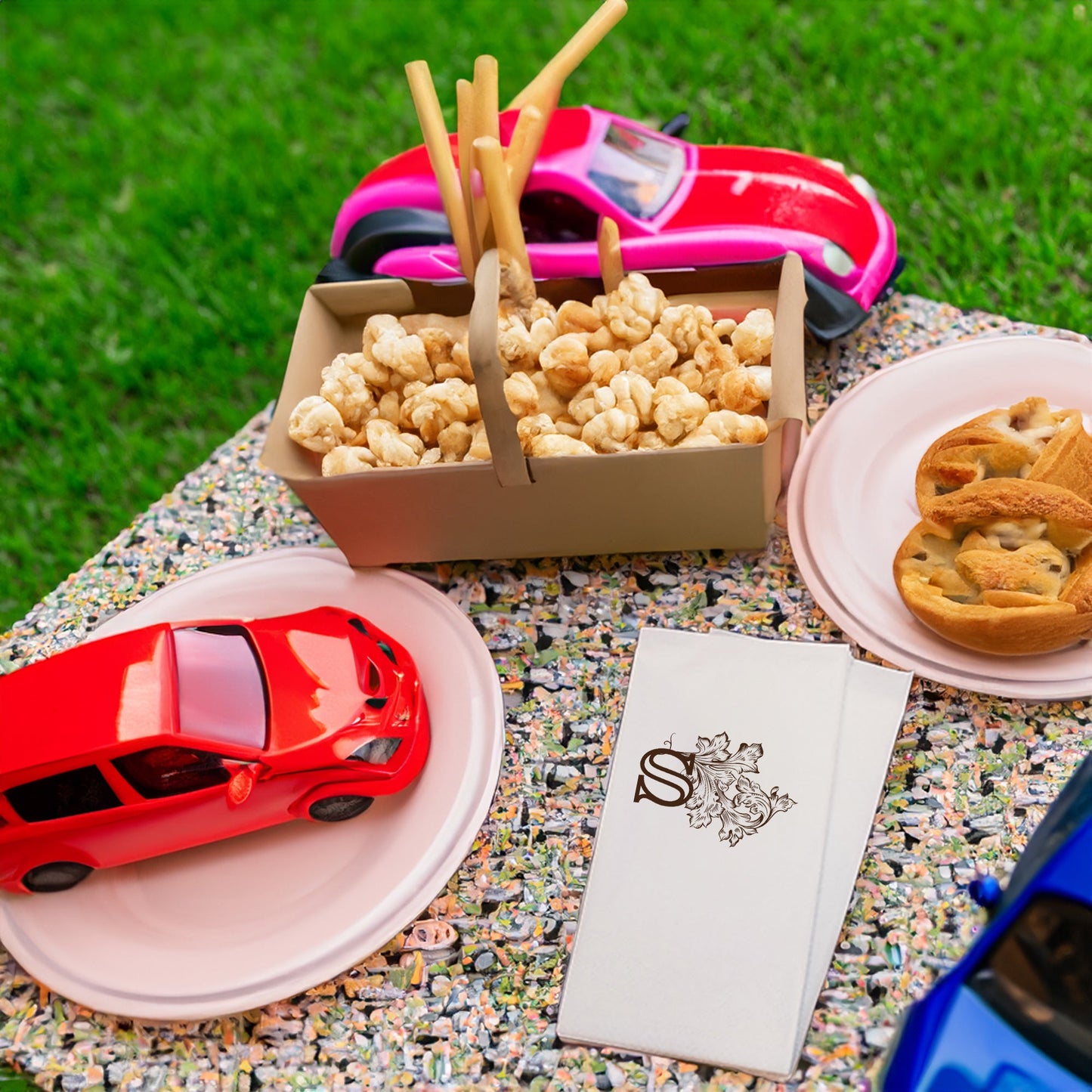 S Harfi Baskılı Peçeteler - AyDesign.com.tr