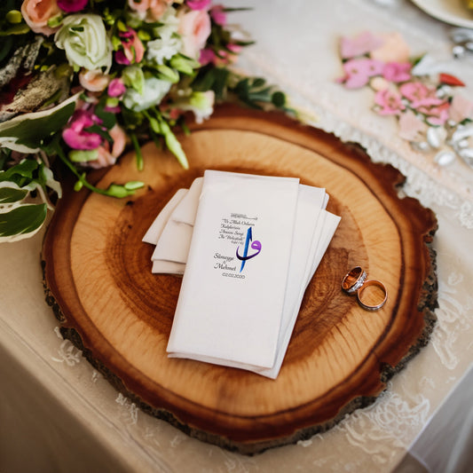 Renkli Ayet Özel Gün Peçetesi