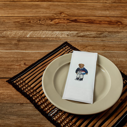 Voleybolcu Ayıcık Baskılı Kağıt Peçete 33x33 cm Çift Katlı, Solventsiz, İpeksi Dokulu – Kidzia