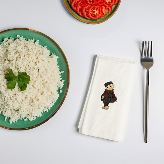 Pançolu Ayıcık Baskılı Kağıt Peçete 33x33 cm Çift Katlı, Solventsiz, İpeksi Dokulu – Kidzia