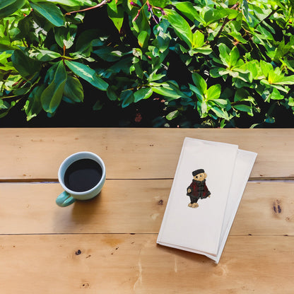 Pançolu Ayıcık Baskılı Kağıt Peçete 33x33 cm Çift Katlı, Solventsiz, İpeksi Dokulu – Kidzia