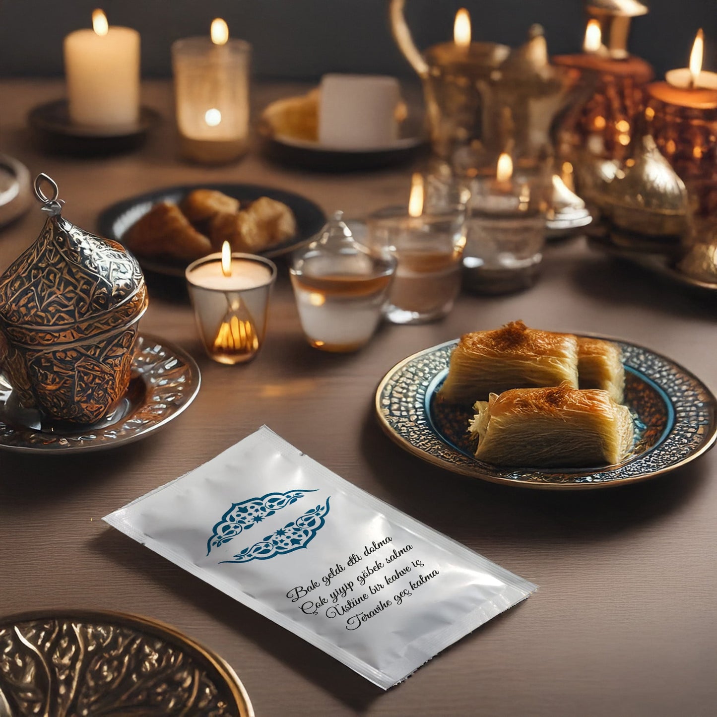 Kişiye Özel Baskılı Ramazan Islak Mendil - Hızlı Üretim & Teslimat