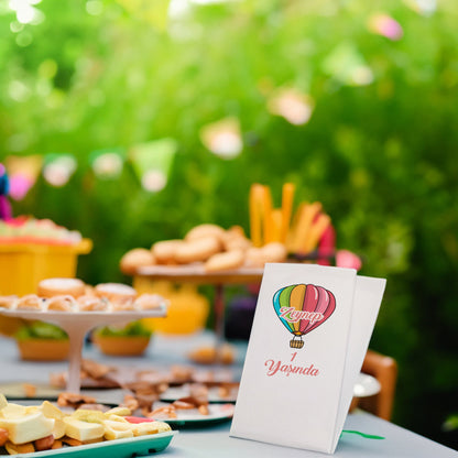 Renkli Balon Temalı Baskılı Peçeteler - AyDesign.com.tr