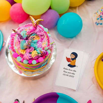 Tesettürlü Kadın Baskılı Peçeteler - AyDesign.com.tr