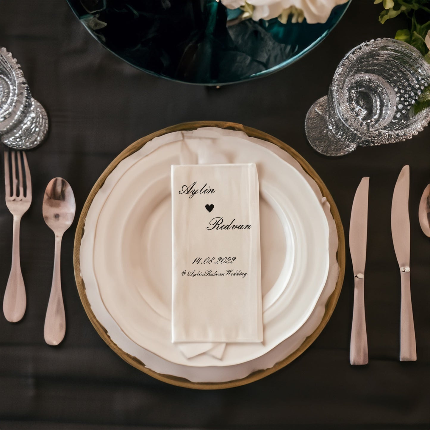 Etiketli İsim Özel Gün Peçetesi