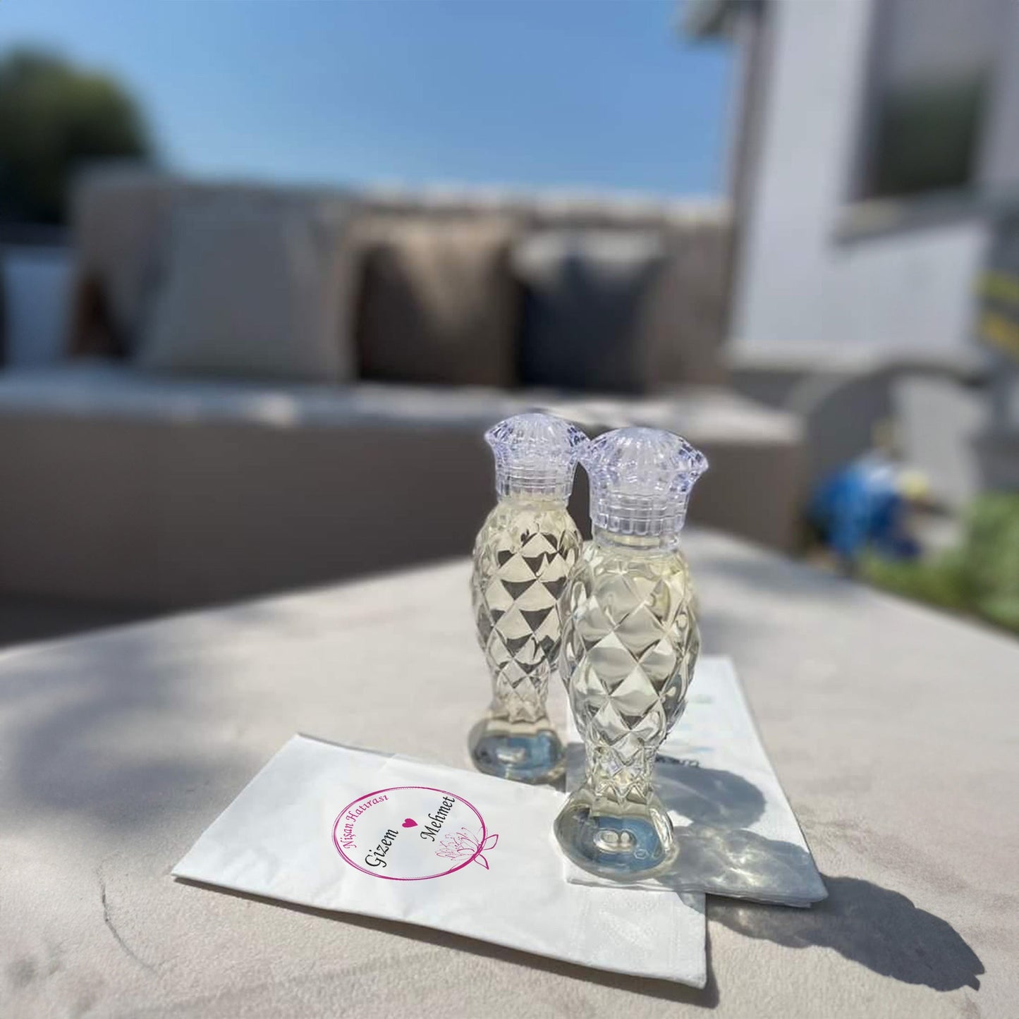 Pembe Lotus Özel Gün Peçetesi