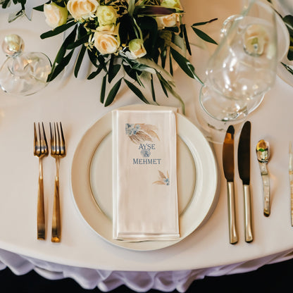 Palmiye Yaprakları Özel Gün Peçetesi