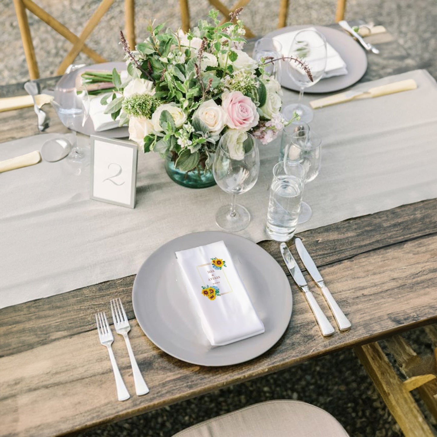 Papatyalı Özel Gün Peçetesi