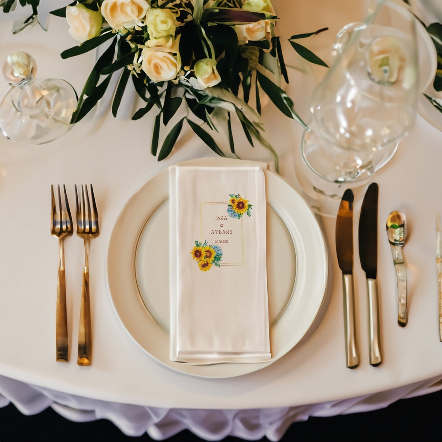 Papatyalı Özel Gün Peçetesi