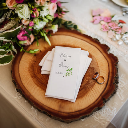 Yasemin Çiçekli Özel Gün Peçetesi