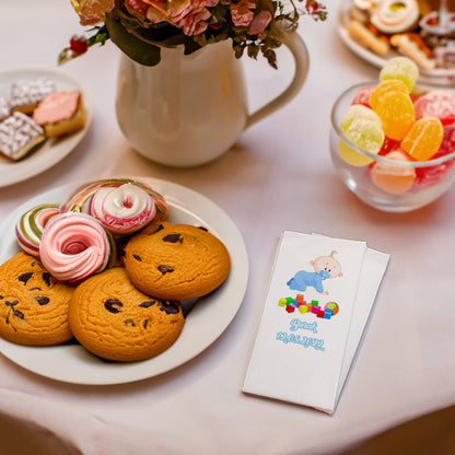 Erkek Bebek Temalı Baskılı Peçeteler - AyDesign.com.tr