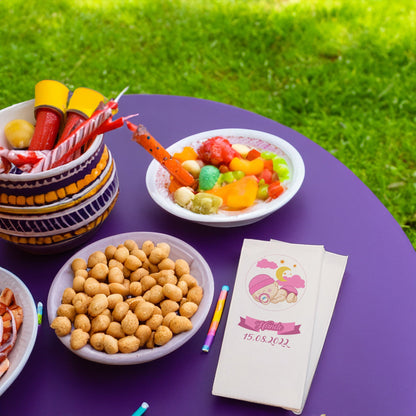 Uyuyan Bebek Temalı Baskılı Peçeteler - AyDesign.com.tr