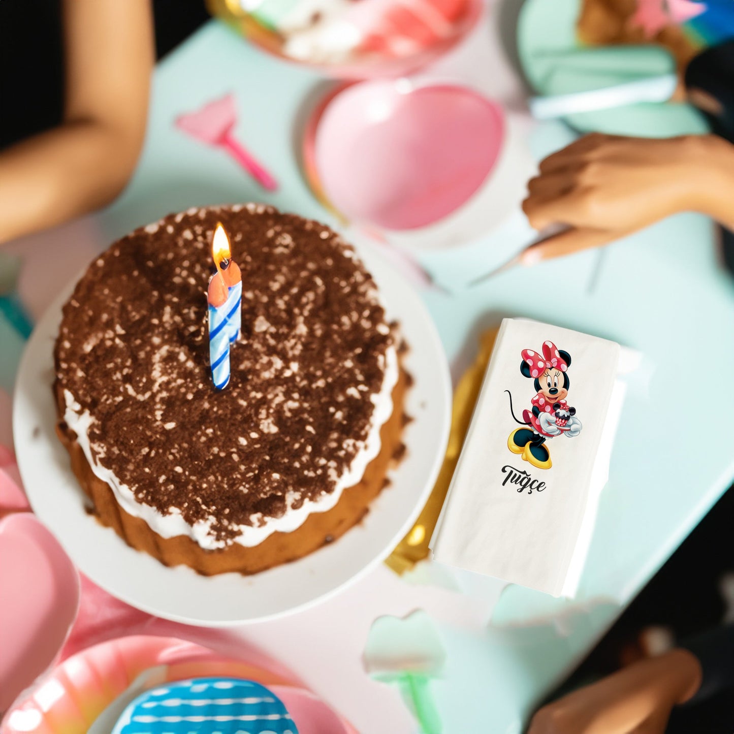 Minnie Mouse Baskılı Peçeteler - AyDesign.com.tr