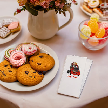 Arabalar Mack Temalı Baskılı Peçeteler - AyDesign.com.tr