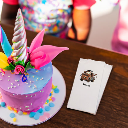 Arabalar Mater Temalı Baskılı Peçeteler - AyDesign.com.tr