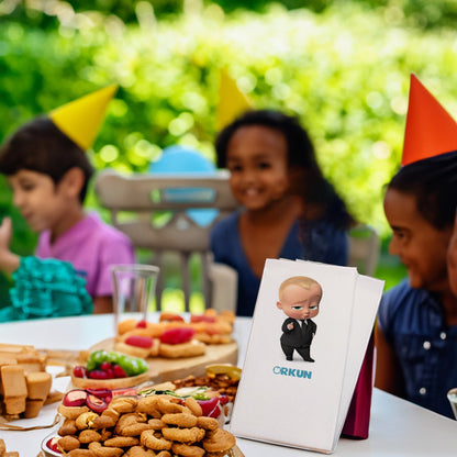 Patron Bebek 2 Baskılı Peçeteler - AyDesign.com