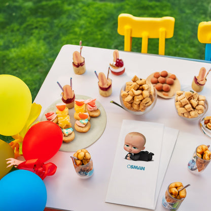 Patron Bebek 3 Baskılı Peçeteler - AyDesign.com