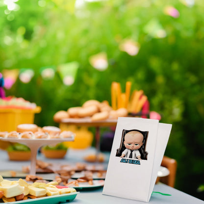 Koltukta Patron Bebek  Baskılı Peçeteler - AyDesign.com