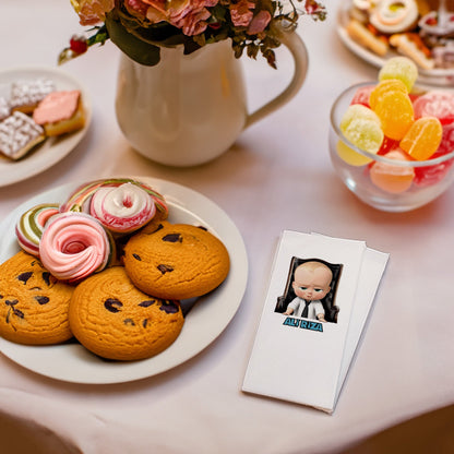 Koltukta Patron Bebek  Baskılı Peçeteler - AyDesign.com