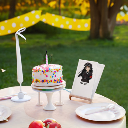 Polis Anime Temalı Baskılı Peçeteler - AyDesign.com