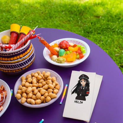 Polis Anime Temalı Baskılı Peçeteler - AyDesign.com