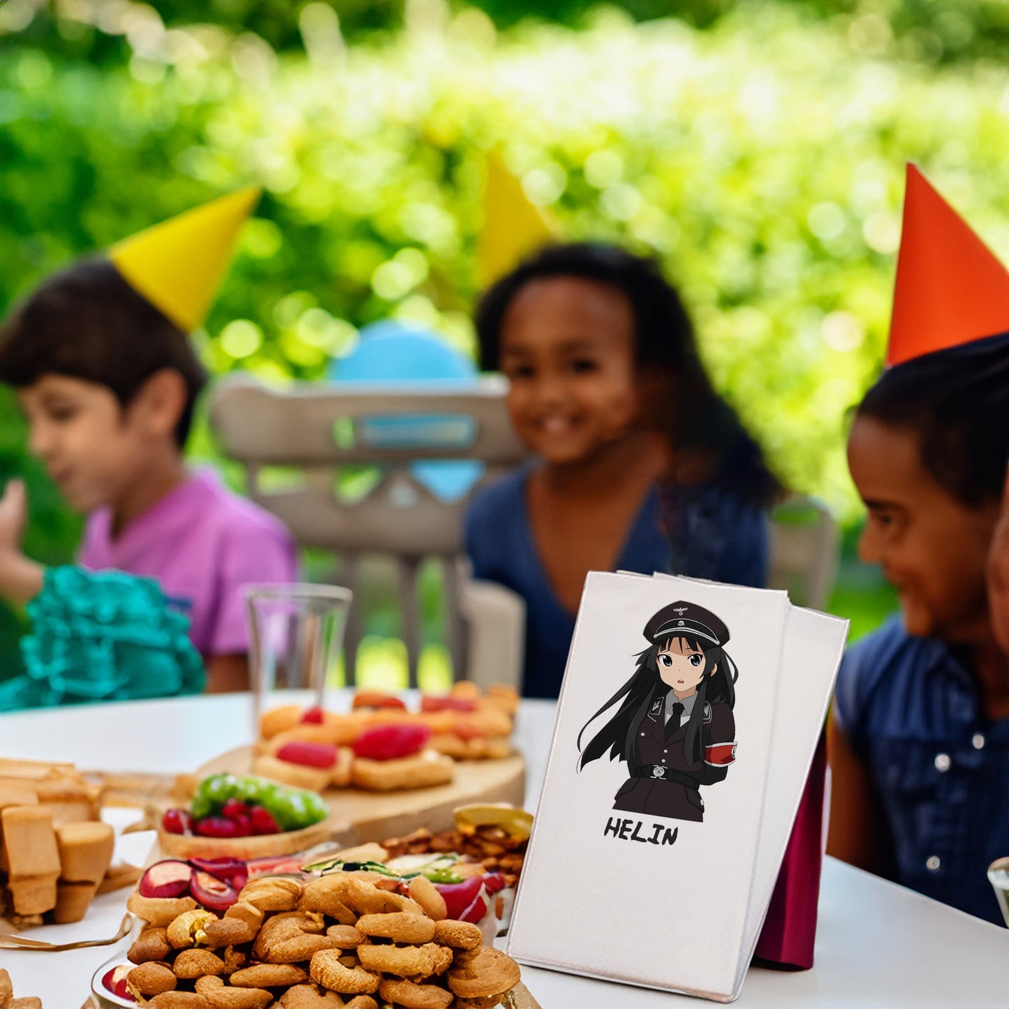 Polis Anime Temalı Baskılı Peçeteler - AyDesign.com