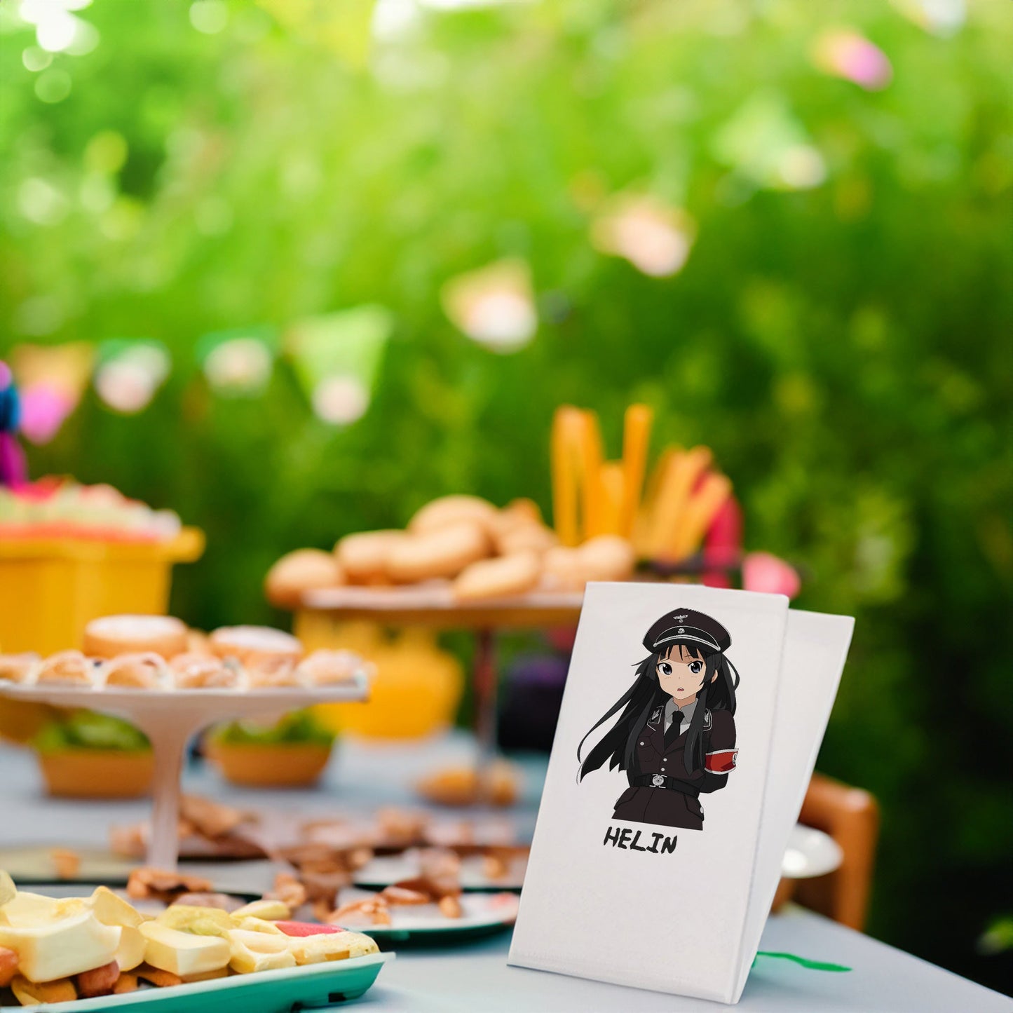 Polis Anime Temalı Baskılı Peçeteler - AyDesign.com