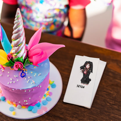 Tavşan Anime Kız Baskılı Peçeteler - AyDesign.com