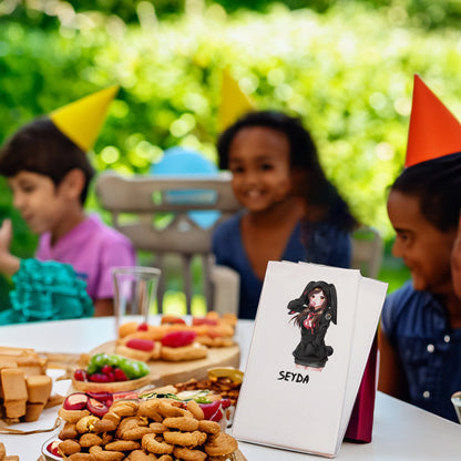 Tavşan Anime Kız Baskılı Peçeteler - AyDesign.com