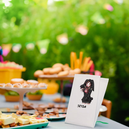 Tavşan Anime Kız Baskılı Peçeteler - AyDesign.com