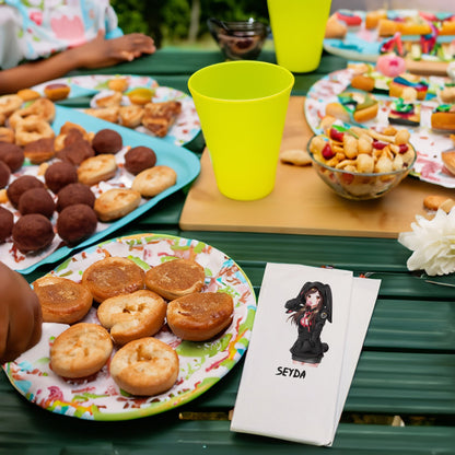 Tavşan Anime Kız Baskılı Peçeteler - AyDesign.com