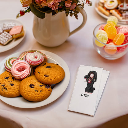 Tavşan Anime Kız Baskılı Peçeteler - AyDesign.com