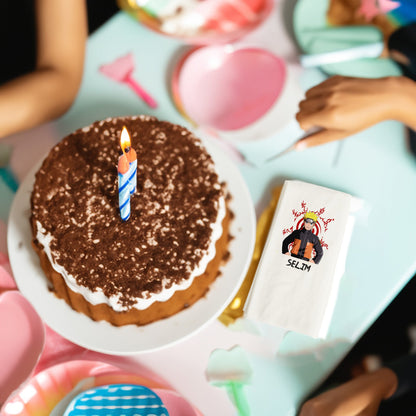 Erkek Anime Baskılı Peçeteler - AyDesign.com