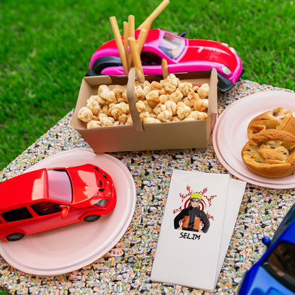 Erkek Anime Baskılı Peçeteler - AyDesign.com