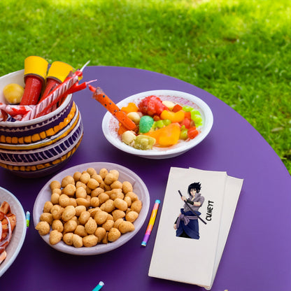 Kılıçlı Erkek Anime Temalı Baskılı Peçeteler - AyDesign.com