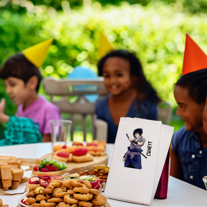 Kılıçlı Erkek Anime Temalı Baskılı Peçeteler - AyDesign.com