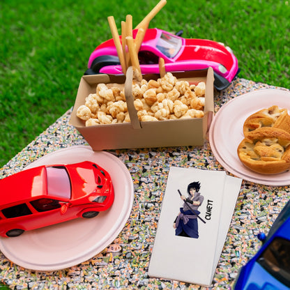 Kılıçlı Erkek Anime Temalı Baskılı Peçeteler - AyDesign.com