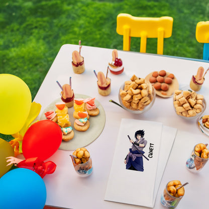 Kılıçlı Erkek Anime Temalı Baskılı Peçeteler - AyDesign.com