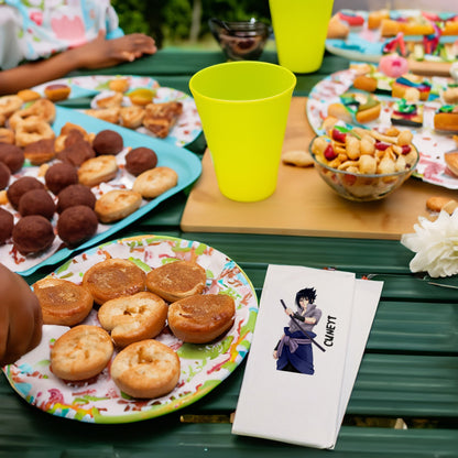 Kılıçlı Erkek Anime Temalı Baskılı Peçeteler - AyDesign.com