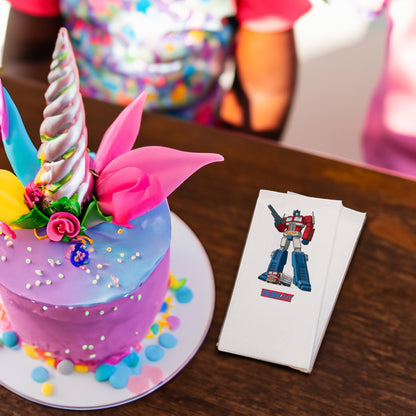 Renkli Robot Temalı Baskılı Peçeteler - AyDesign.com