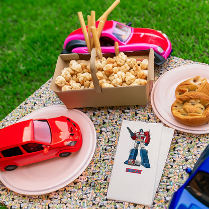 Renkli Robot Temalı Baskılı Peçeteler - AyDesign.com