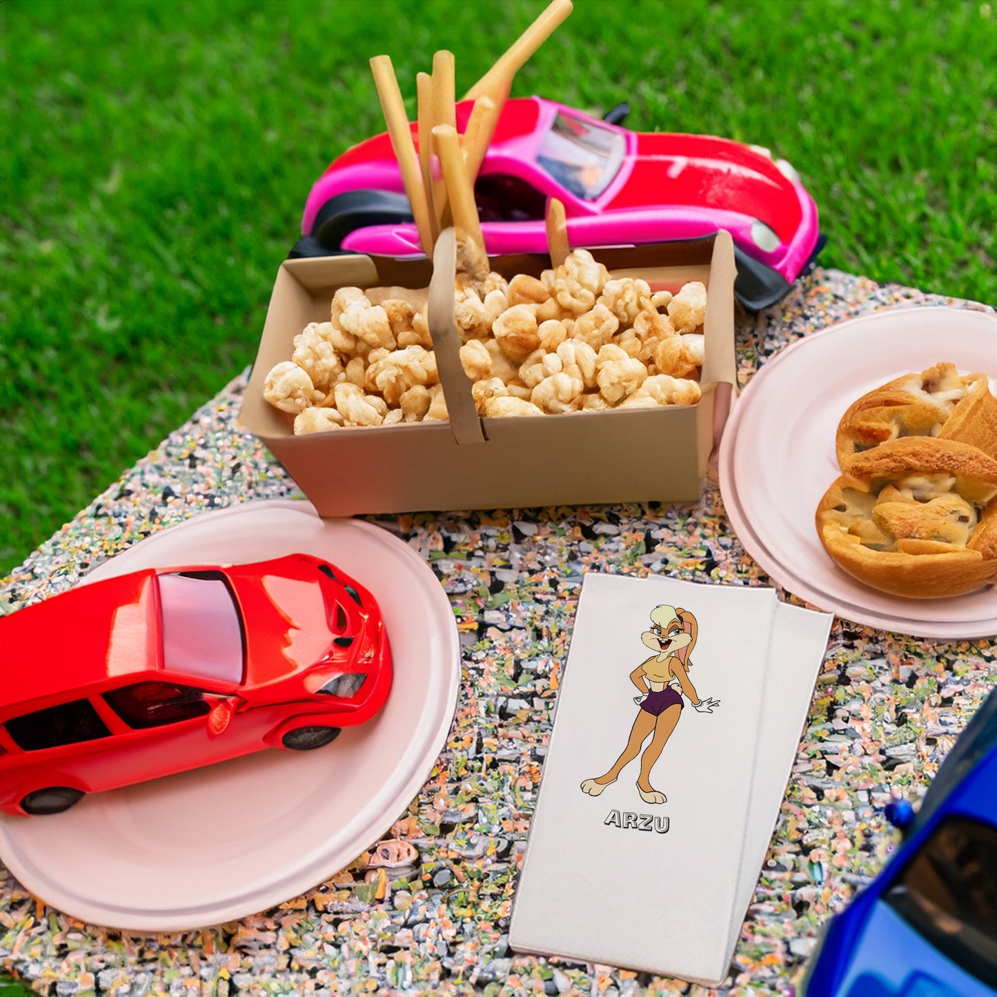 Lola Bunny Baskılı Peçeteler - AyDesign.com