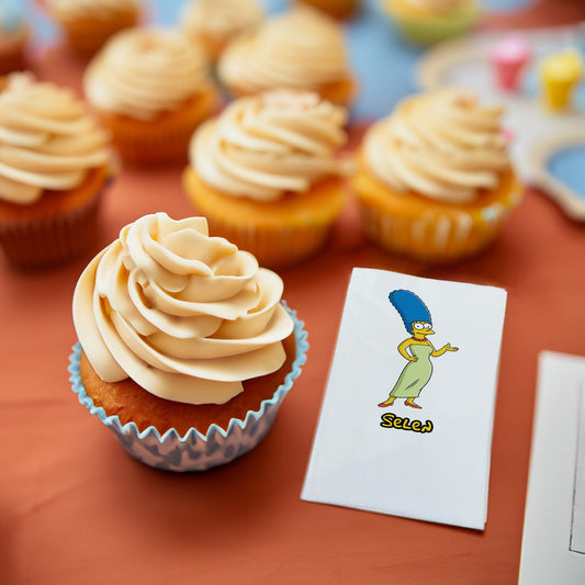 Marge Simpson Temalı Baskılı Peçeteler - AyDesign.com