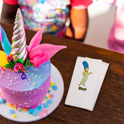 Marge Simpson Temalı Baskılı Peçeteler - AyDesign.com