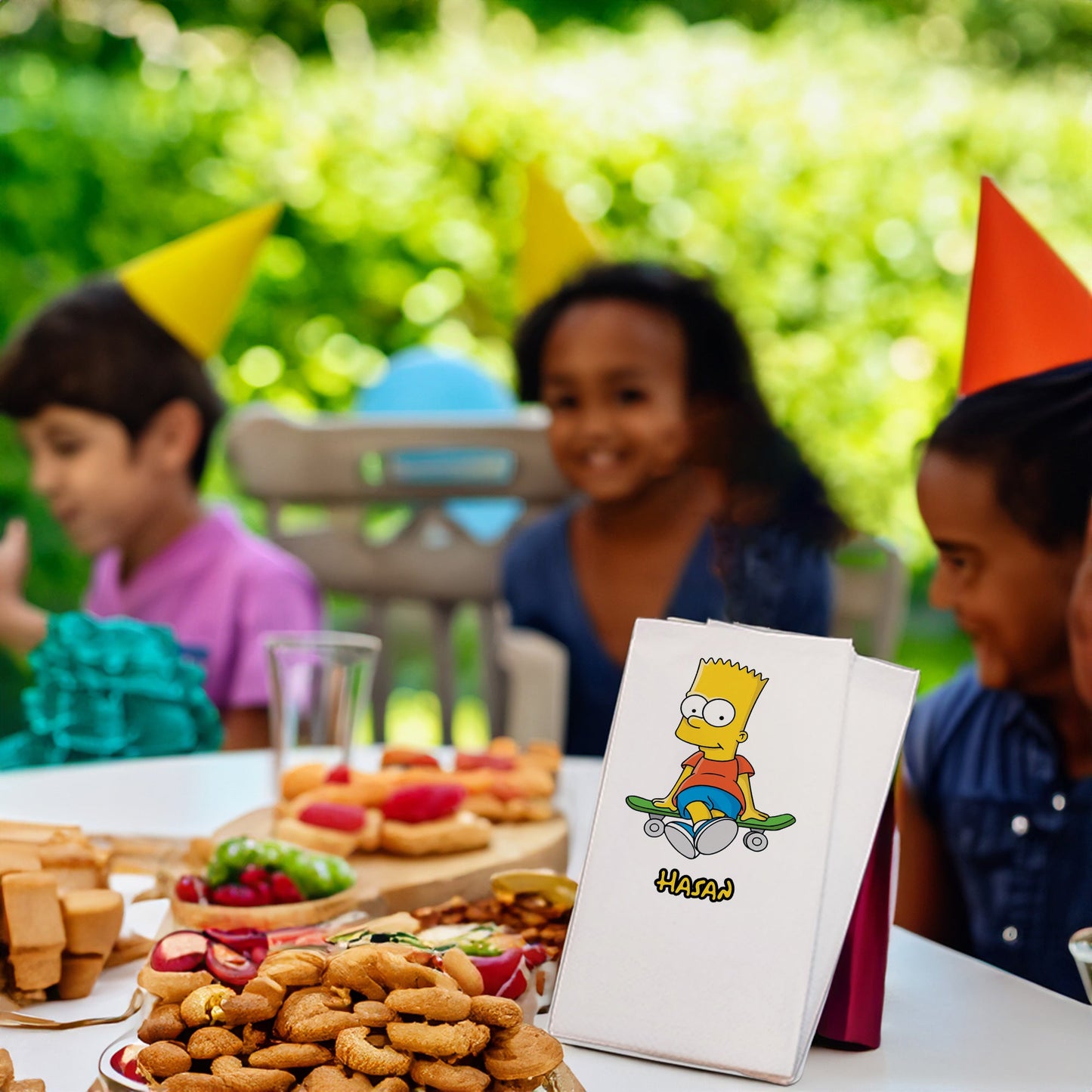 Bart Simpson Baskılı Peçeteler - AyDesign.com