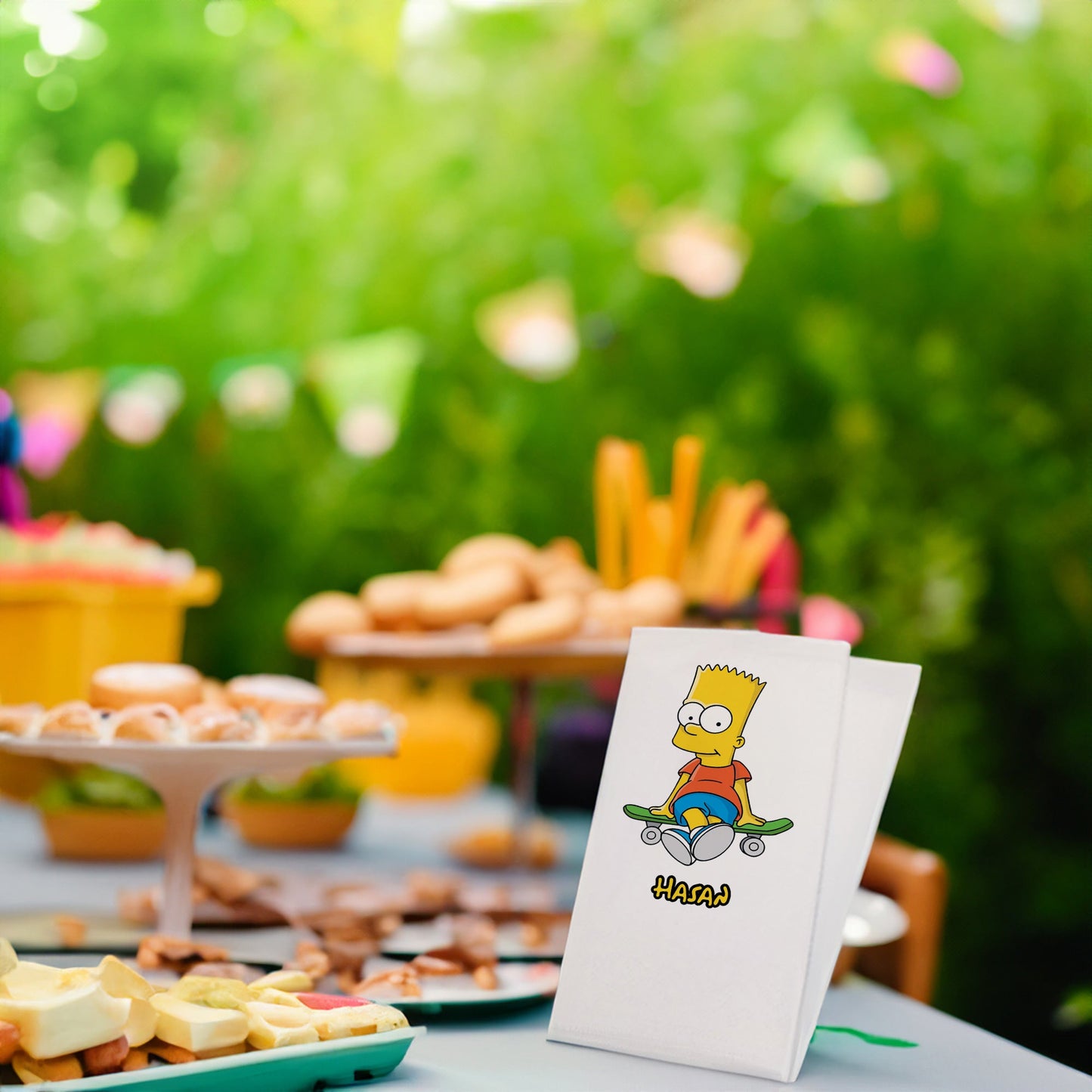 Bart Simpson Baskılı Peçeteler - AyDesign.com