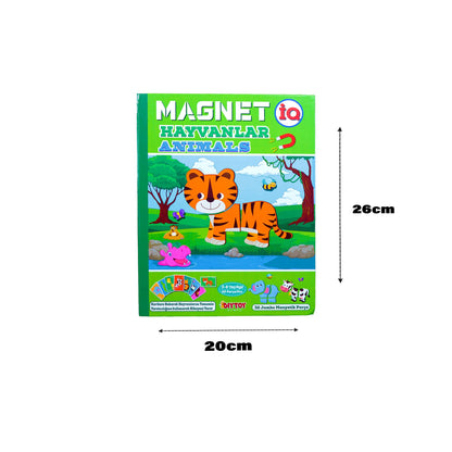Bemi Magnet IQ Hayvanlar | Manyetik Eğitici Puzzle ve Hayvan Oyunu