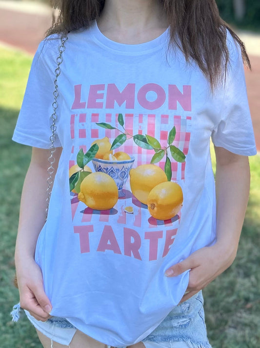 Limon Lemon Tarte  Baskılı Pinterest Tişört