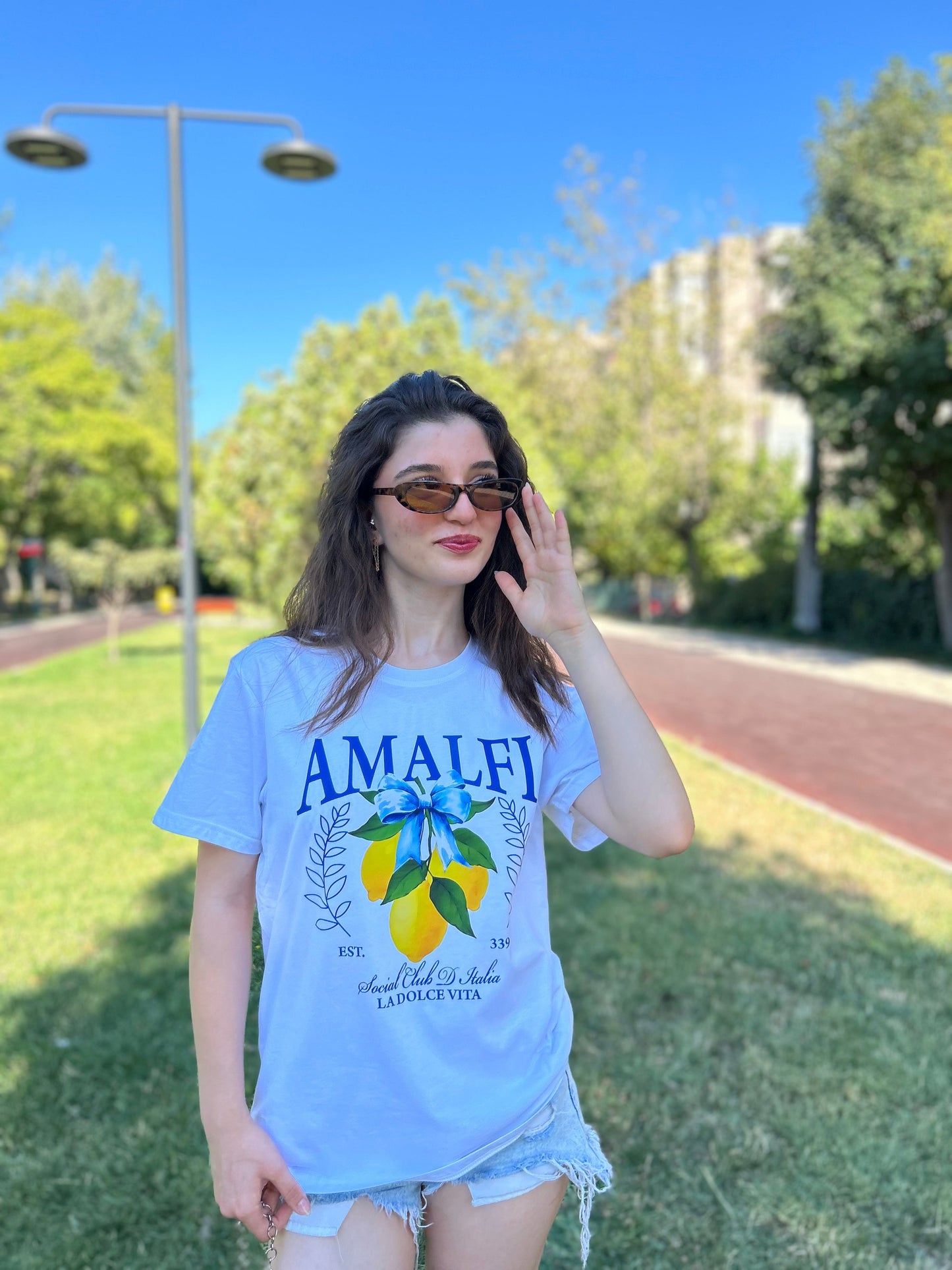 Limon Lemon Amalfi   Baskılı Pinterest Tişört